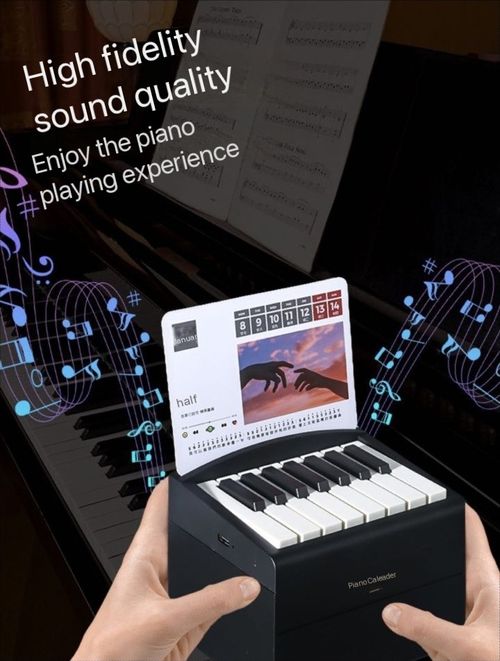 New table calendar can play piano table calendar simple score Jay Chou 52 piano calendar birthday gift