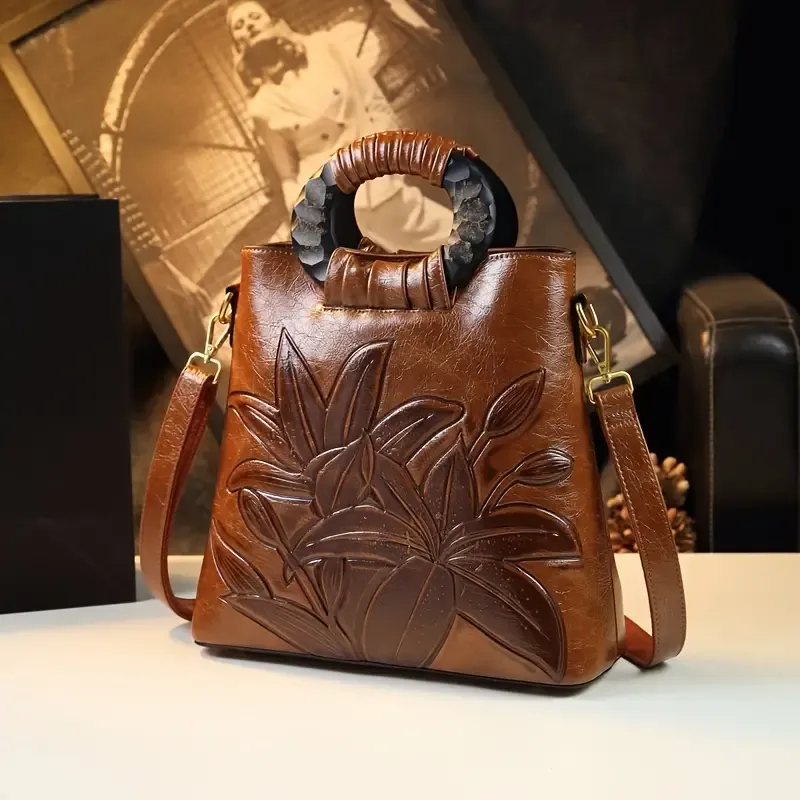 Chic Vintage-Inspired Floral Faux