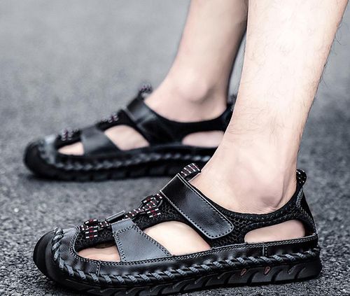 Casual soft-soled stylish genuine leather sandals