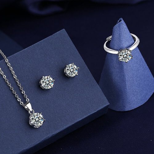 Imitation Moissanite 925 Silver