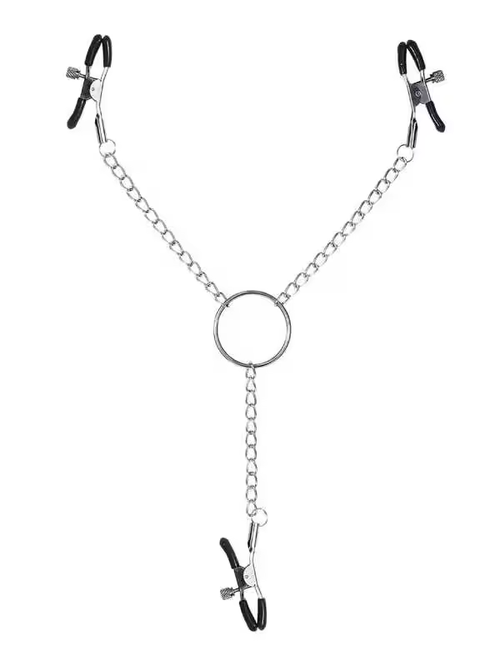 Nipple Clamps Nipple Clamps and Metal Chain Clit Clip,Erotic SM Sex Toys For Women and Men