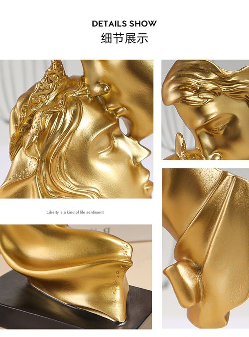Resonance Between Two Lovers Couple Decoration Art Work Crafts For Display