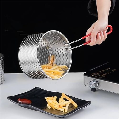 Deep Fry Delicious Meals With This Frying Pot For Restaurant - Perfect For French Fries, Chicken & More