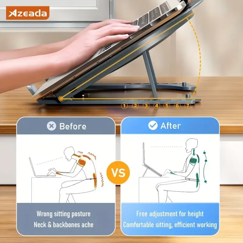 Foldable Laptop Radiator And Holder