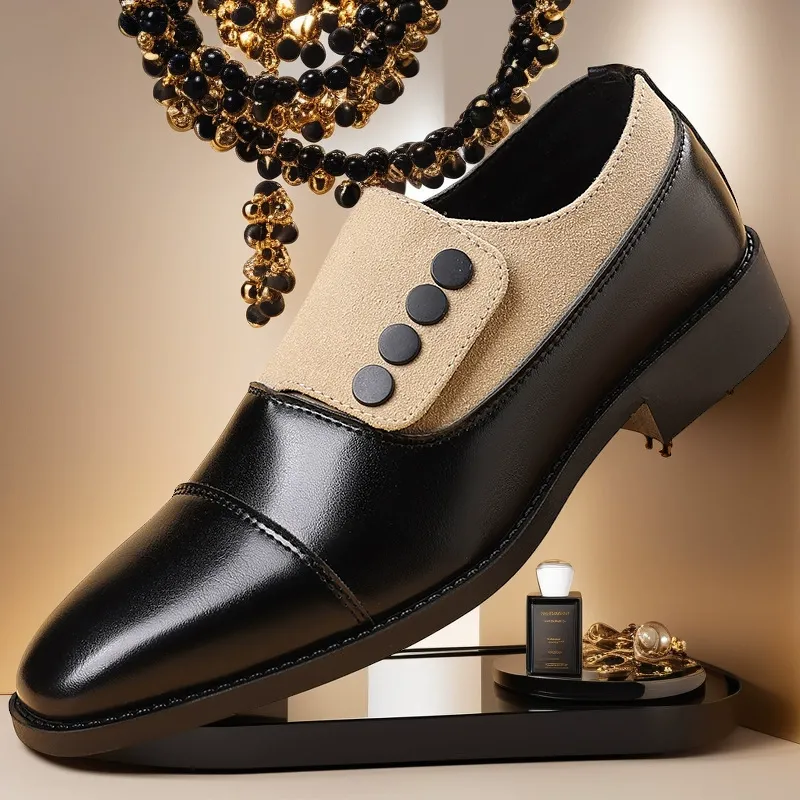 New men's casual shoes British style single shoes