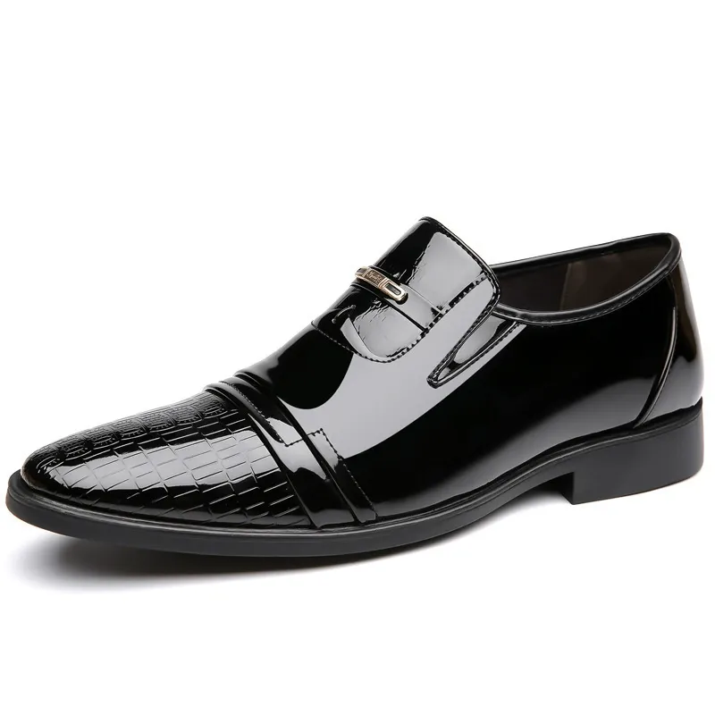 young men's suit fashion leather shoes