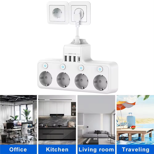 White Power Strip Individually
