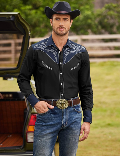 Men's Western Cowboy Shirt