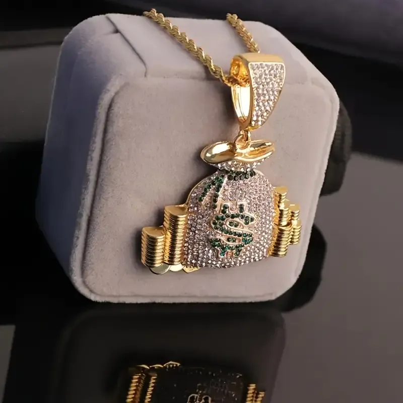Exquisite Rhinestone Money Bag