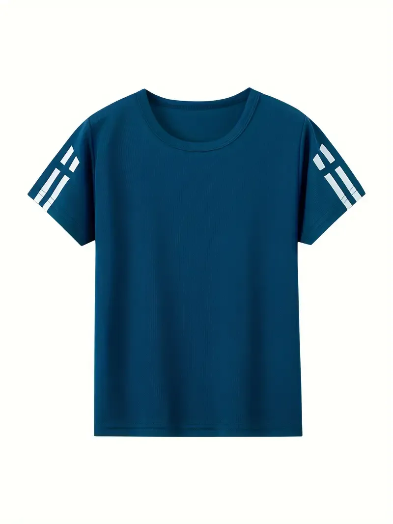 4pcs Comfortable Boys' Summer Tees - Loose Fit