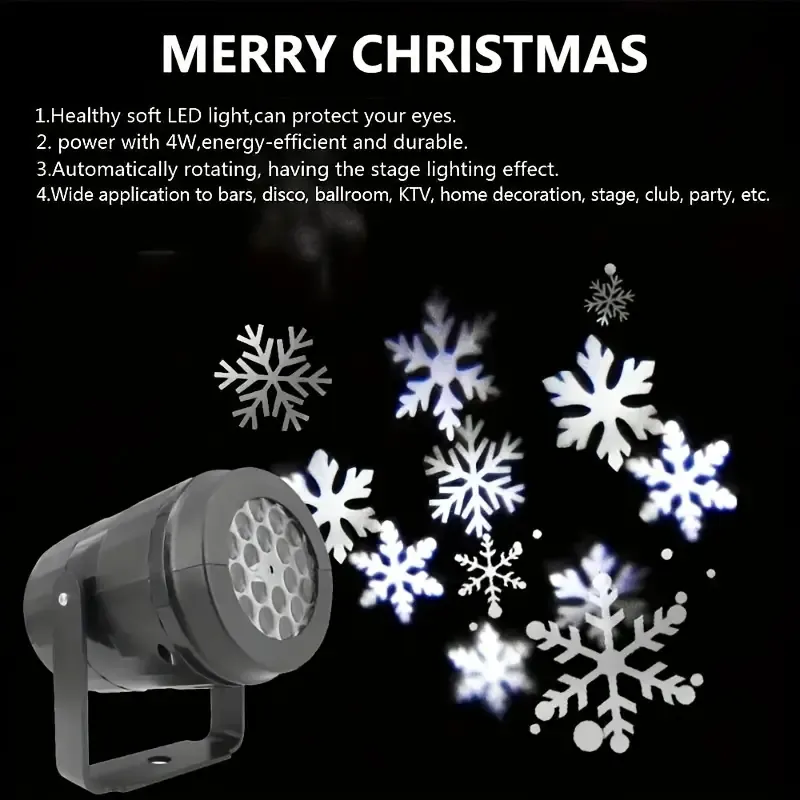 Snowflake Projection Lamp