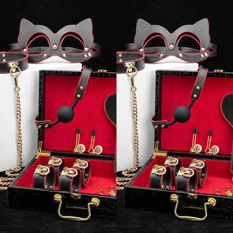 SM Sex Adult Toy Appeal Leather Bundle Set High-end Alternative Products Sm Toolbox Toys