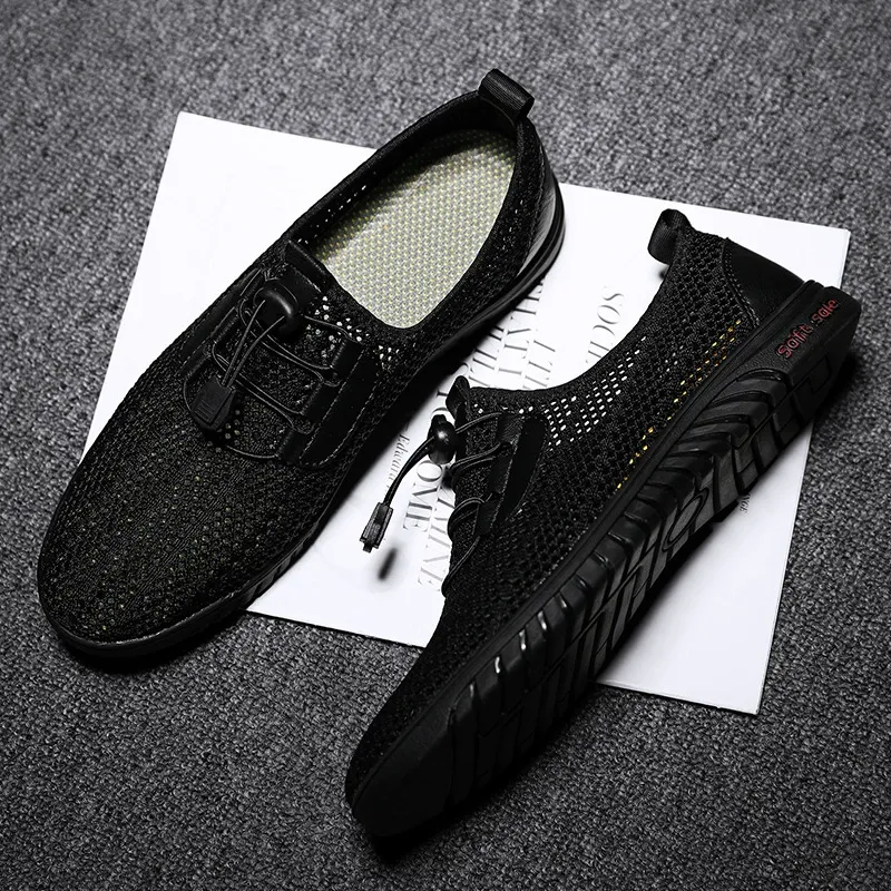 mesh breathable hollow ultra-light casual shoes