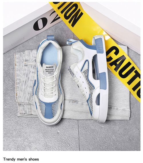 Breathable thin mesh sports and casual board shoes, teenagers' mesh shoes