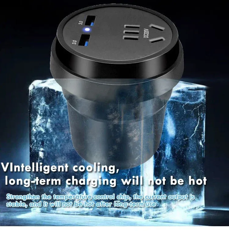 Water cup type car inverter