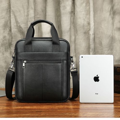 Elegant Men's Genuine Leather Laptop Bag
