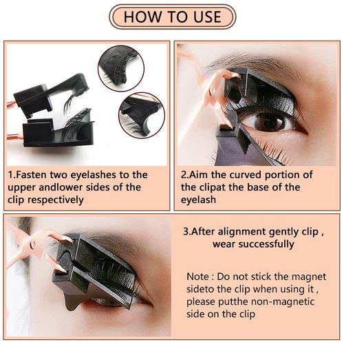 Quantum Magnetic 3D False Eyelashes Set