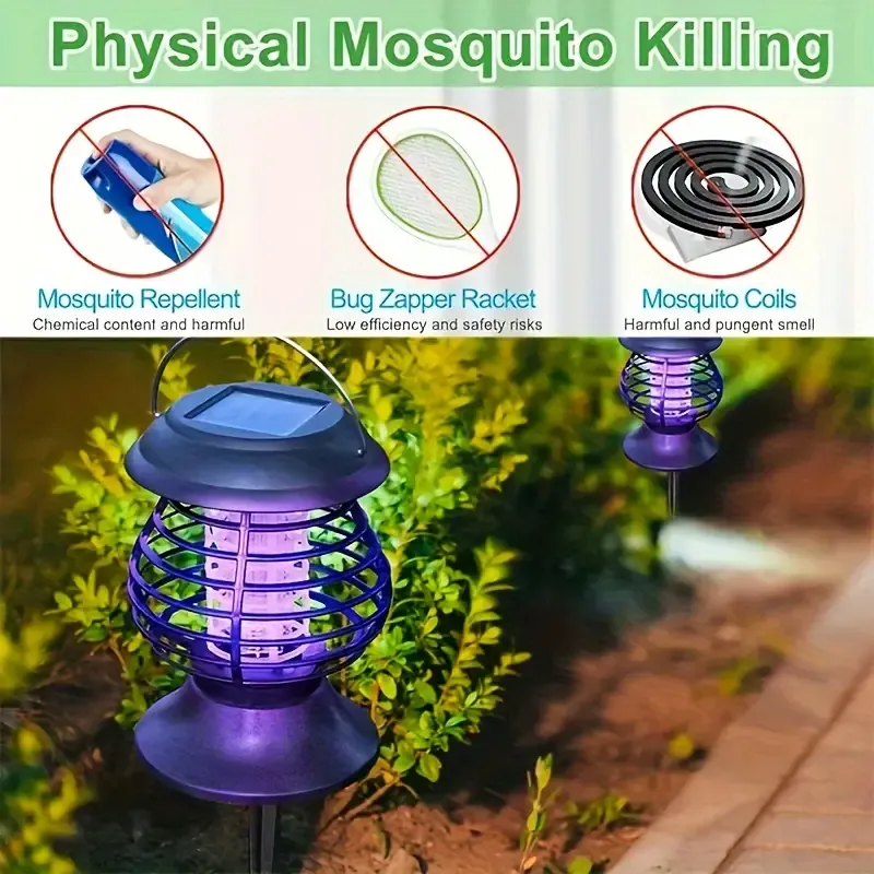 Solar-Powered Mosquito Killer Lamp