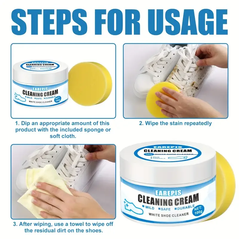 White Shoe Cleaner Cream