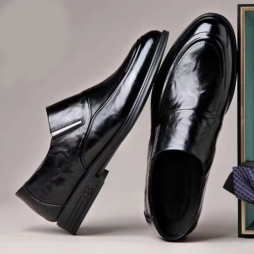 2025 New Men's Casual Shoes, Business Versatile Leather Shoes, Fashionable and Trendy Loafers, Slip-on Sports Shoes for Men