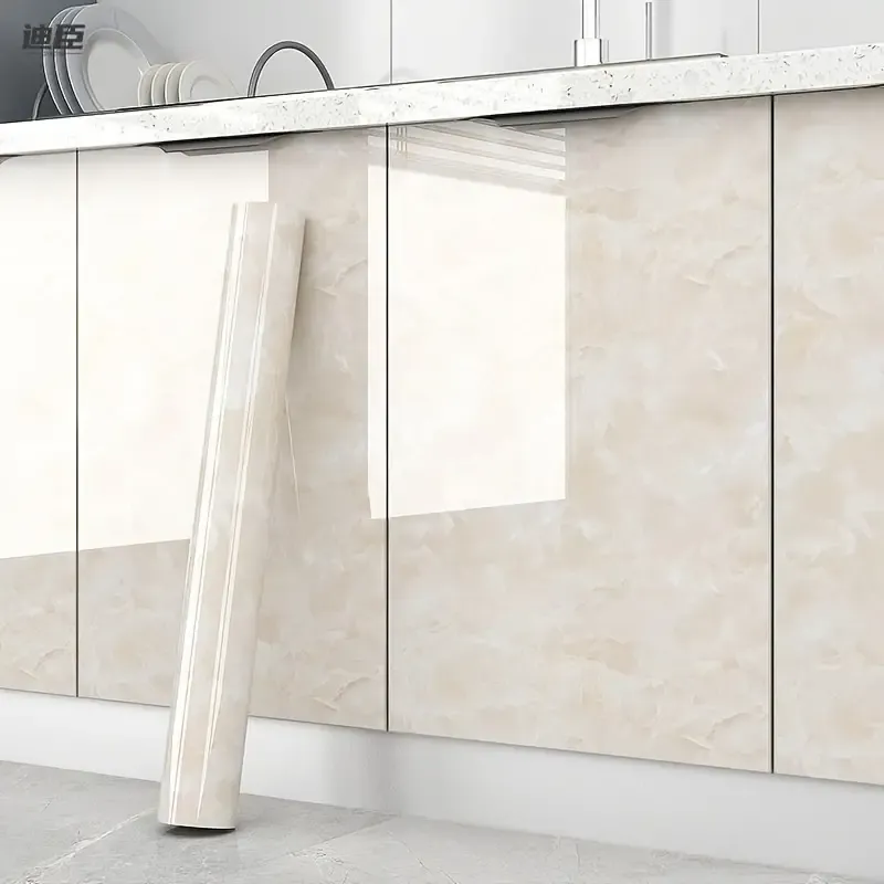 Self-Adhesive Kitchen Cabinet Protector Film - Waterproof & Oil-Resistant, Easy Match Transparent Wallpaper for Doors and Surfaces Wall Paper Kitchen Waterproof Kitchen Wall Protector Oil Proof