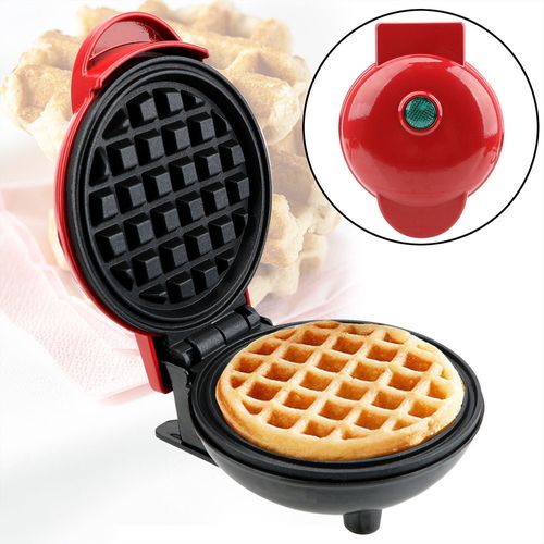 Portable home Waffle Maker Mini Breakfast Maker Mini Waffle Maker Heart Round sandwich breakfast maker