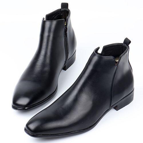 Chelsea boots, square toe men's shoes, versatile and stylish cross-border men's ankle boots.