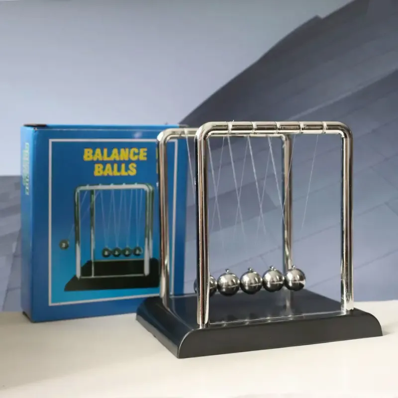 Newton cradle bouncing ball