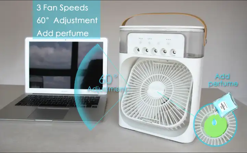 Fight Against The Summer Heat with This Ice PoweredFan!