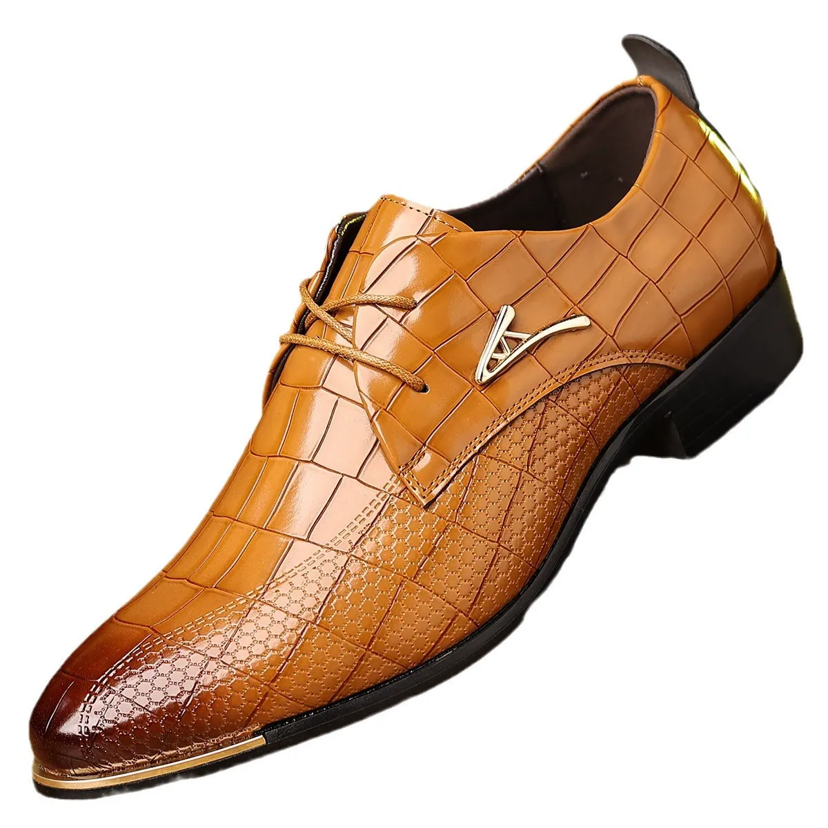 Pointed toe fashionable men's shoes