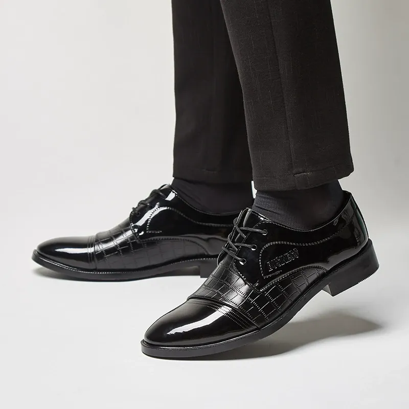 New spring crocodile leather shoes for men