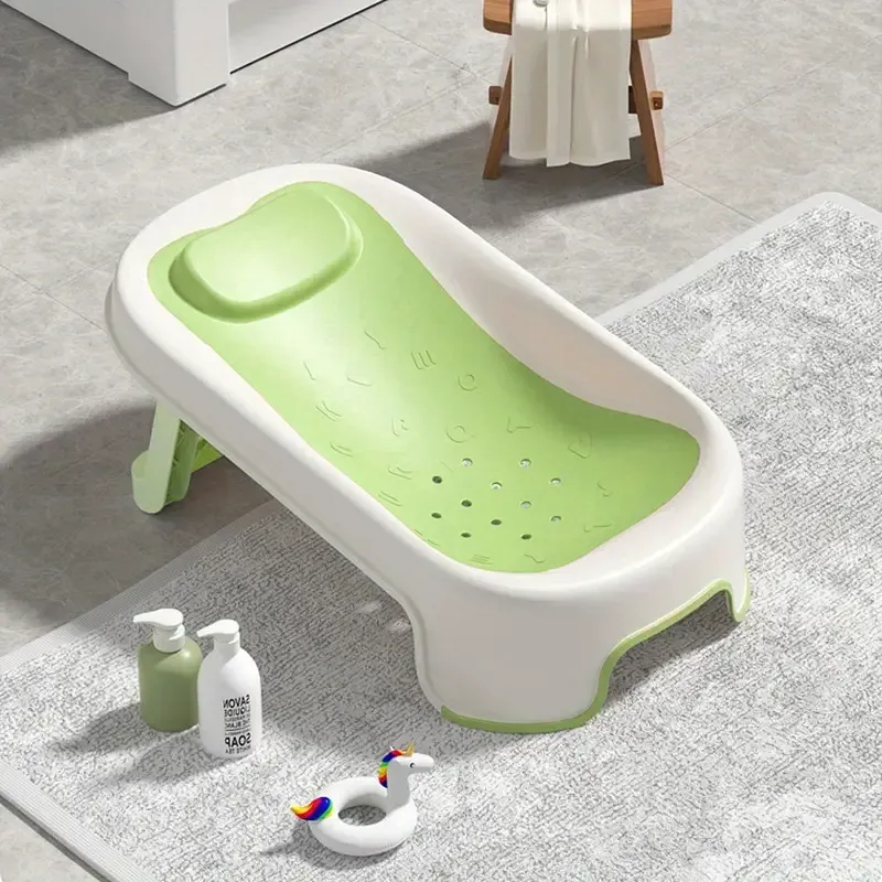 Foldable Baby Bathing Tray: Suitable for Newborns to 3 Years Old - Perfect for Bath Time Fun!