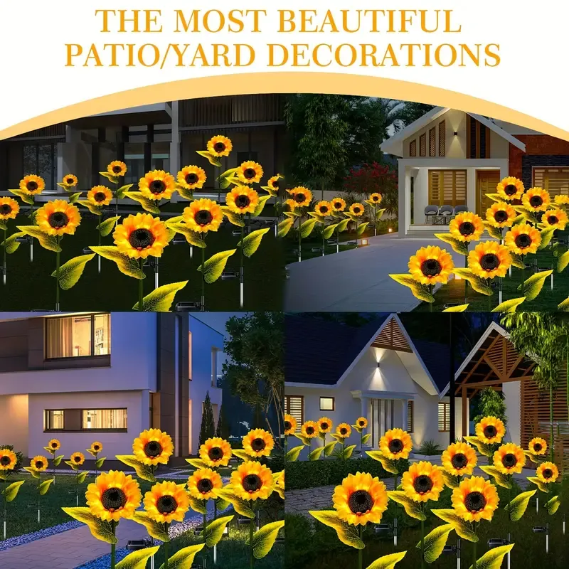 Sunflower Solar Lights
