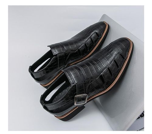New comfortable leather shoes, business formal wear and casual work shoes