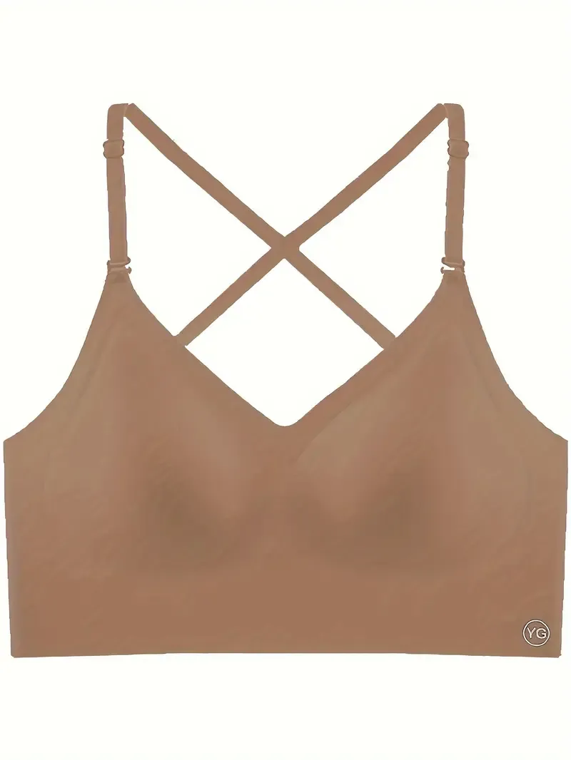 U-Backless Crop Top Sports Bra Set