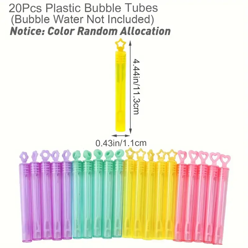 Macaron Color Bubble Wands