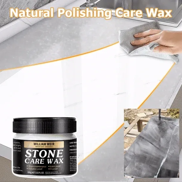 Natural polishing care wax