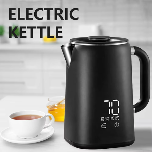 🔥2024 HOT SALE -1.7L Double Wall Electric Kettle With Touch Sensitive Control