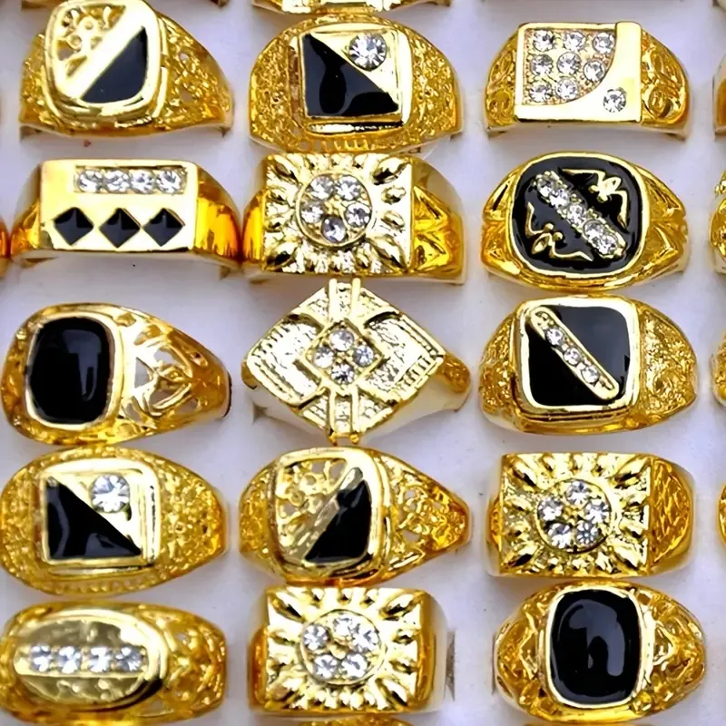 Crystal Rhinestone Metal Ring