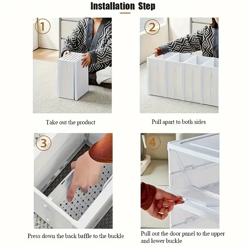 Foldable Shoe Cabinet Organizer