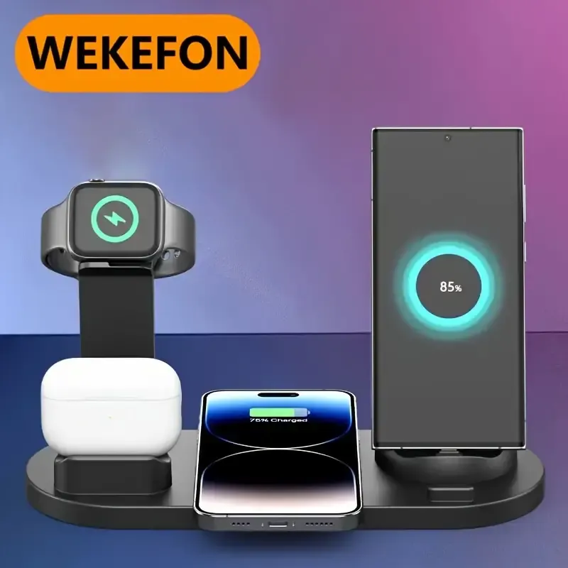 Foldable 3-in-1 Wireless Charger