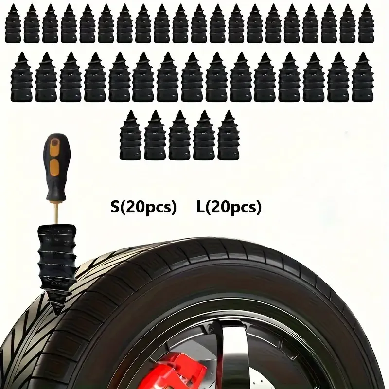 Self-Service Tire Repair Rubber Screws