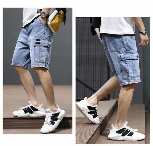🔥2025 HOT SALE -50%🔥Denim shorts, men's loose capri pants