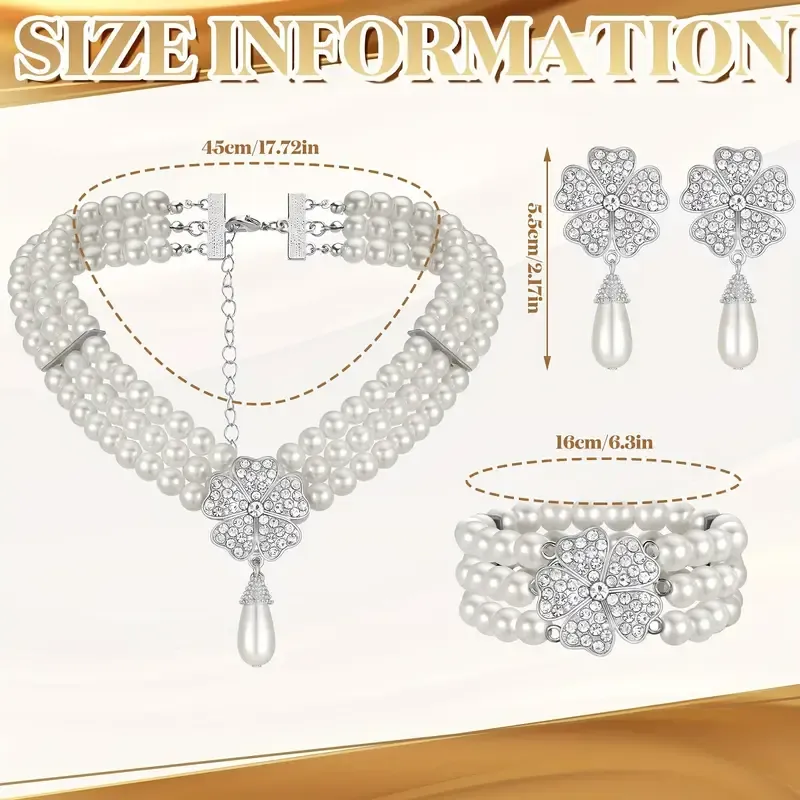 Vintage Pearl Jewelry Set