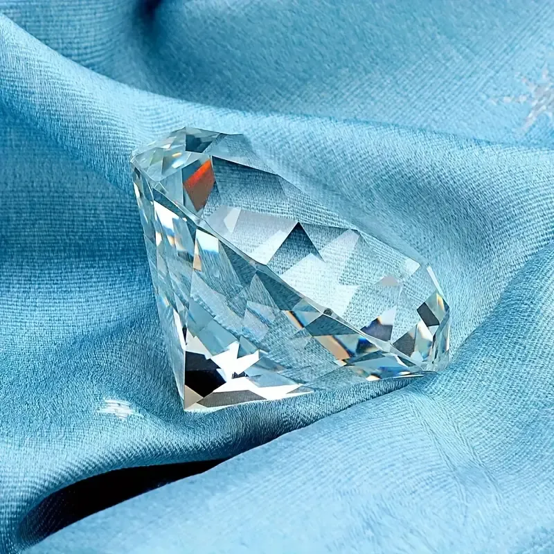 Glowing crystal diamond