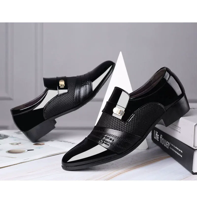 Men's casual shoes business formal leather shoes