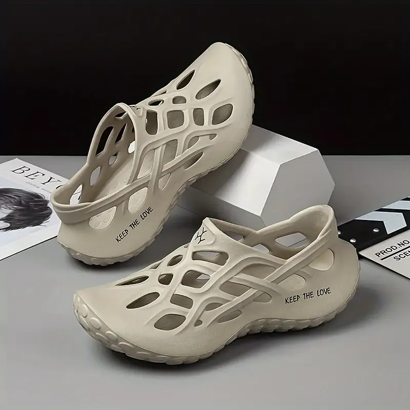 Mens Breathable Mid-Top Slip-On Clogs