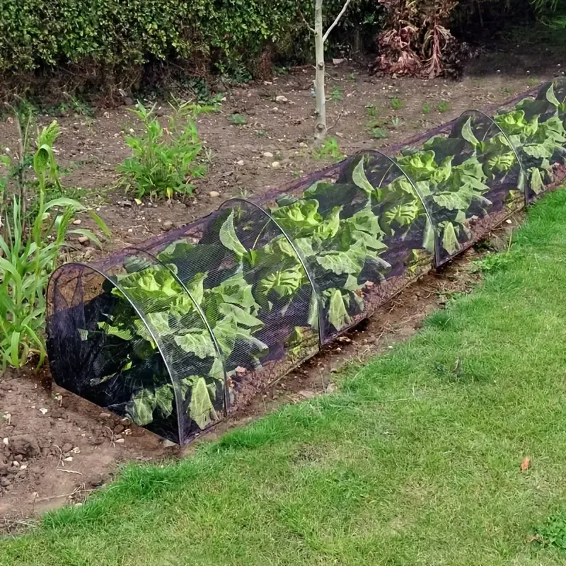 Black Adjustable Mesh Net for Garden Protection