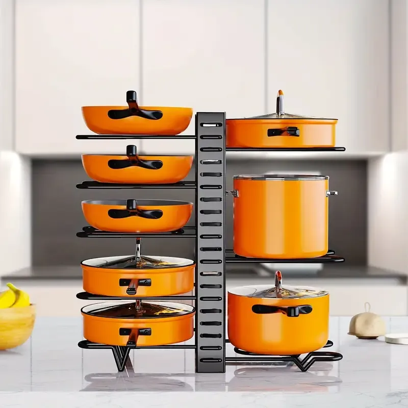 8-Tier Heavy Duty Pot Rack Organizer