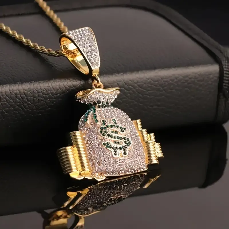 Exquisite Rhinestone Money Bag